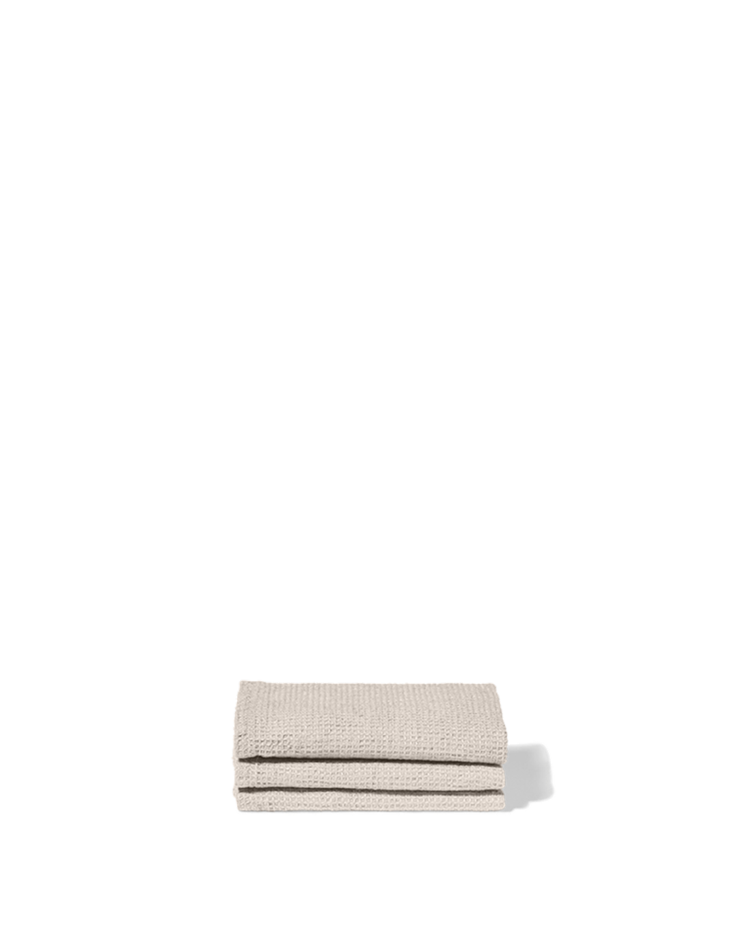 Merci - Linen guest towel - Honeycomb - Stone
