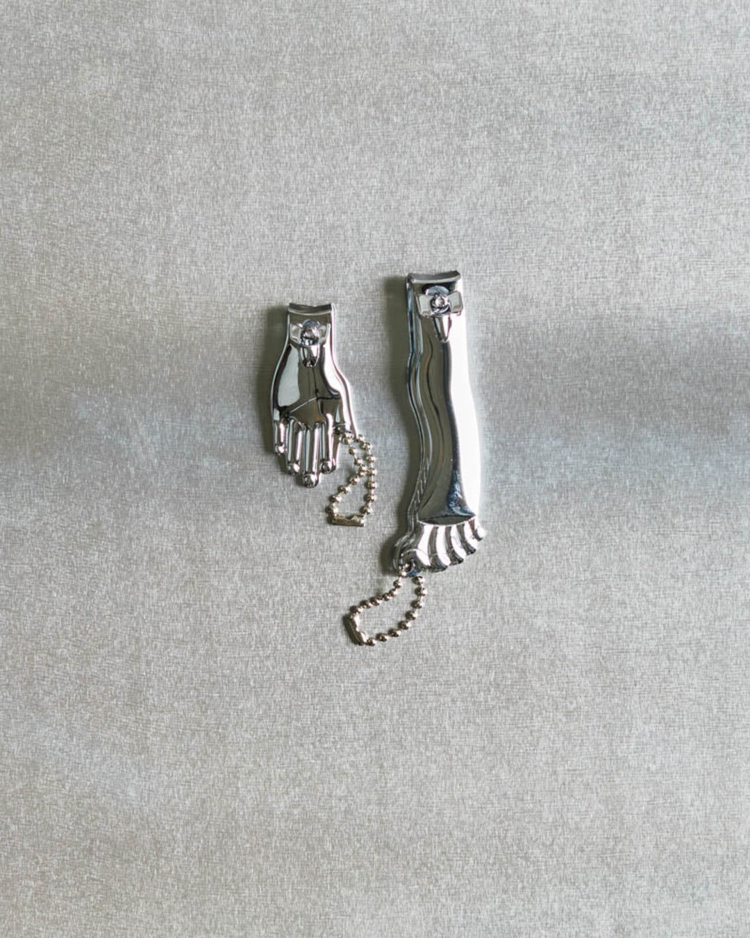Kikkerland - Hand and foot nail clipper set - Silver