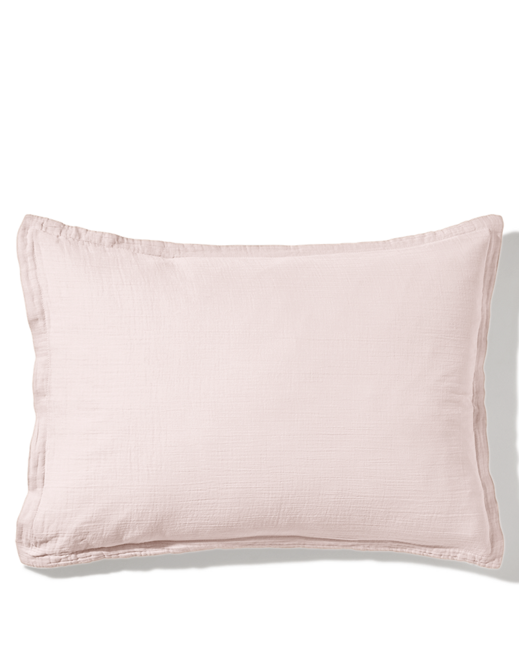 Merci - Cotton gauze pillowcase - Rose de Bagatelle