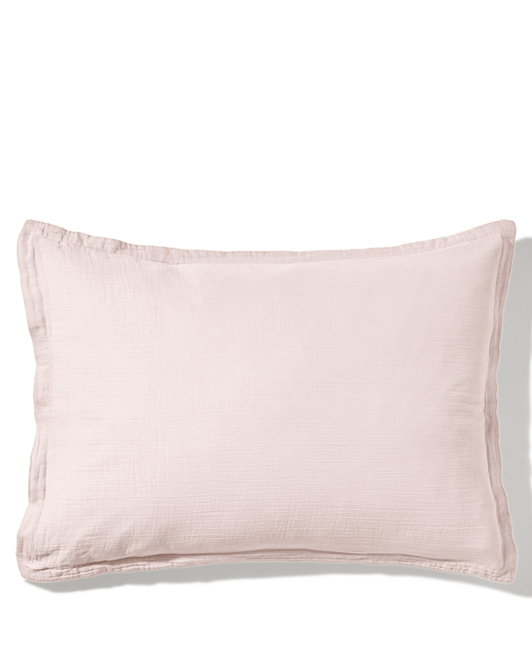 Merci - Cotton gauze pillowcase - Rose de Bagatelle