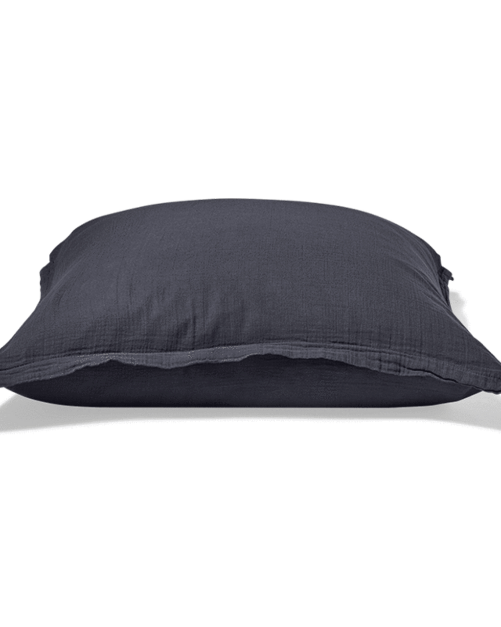 Merci - Cotton gauze pillowcase - Charcoal Grey