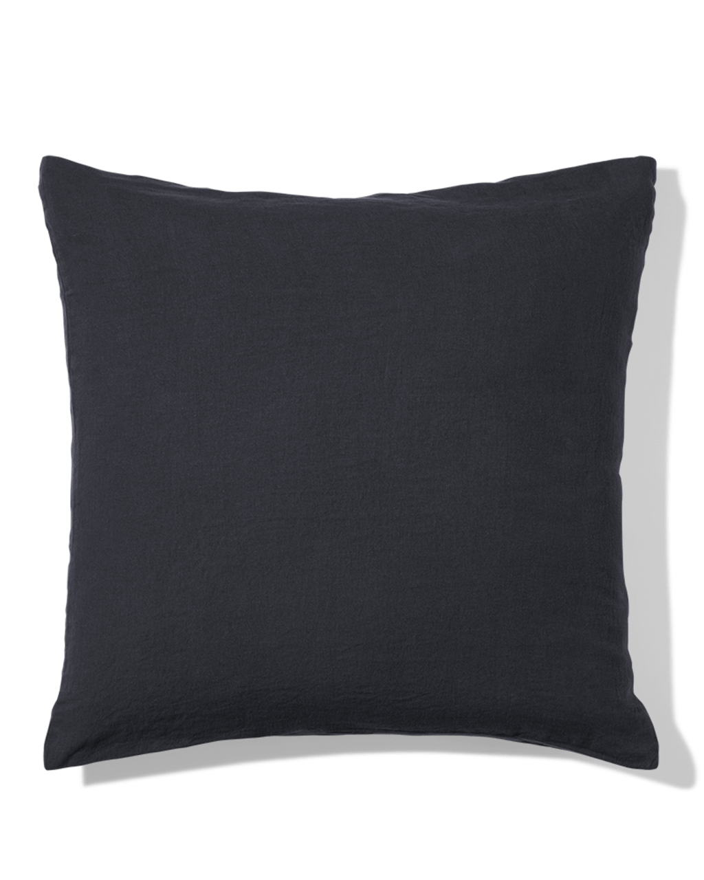 Merci - Washed linen pillowcase - Ink Blue