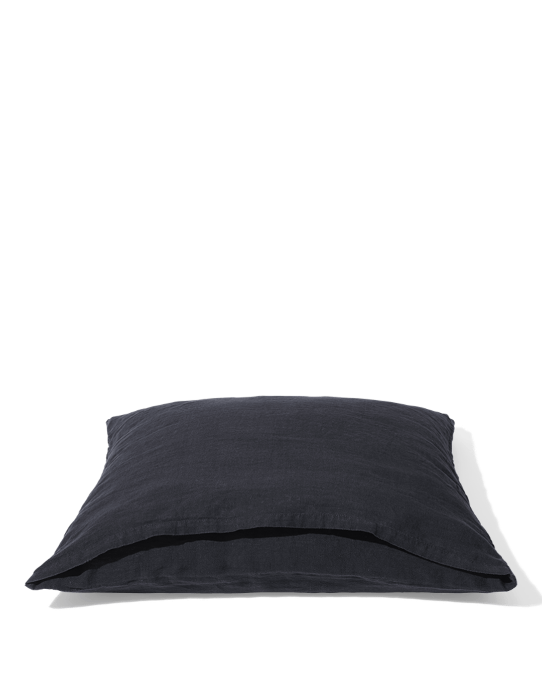Merci - Washed linen pillowcase - Ink Blue