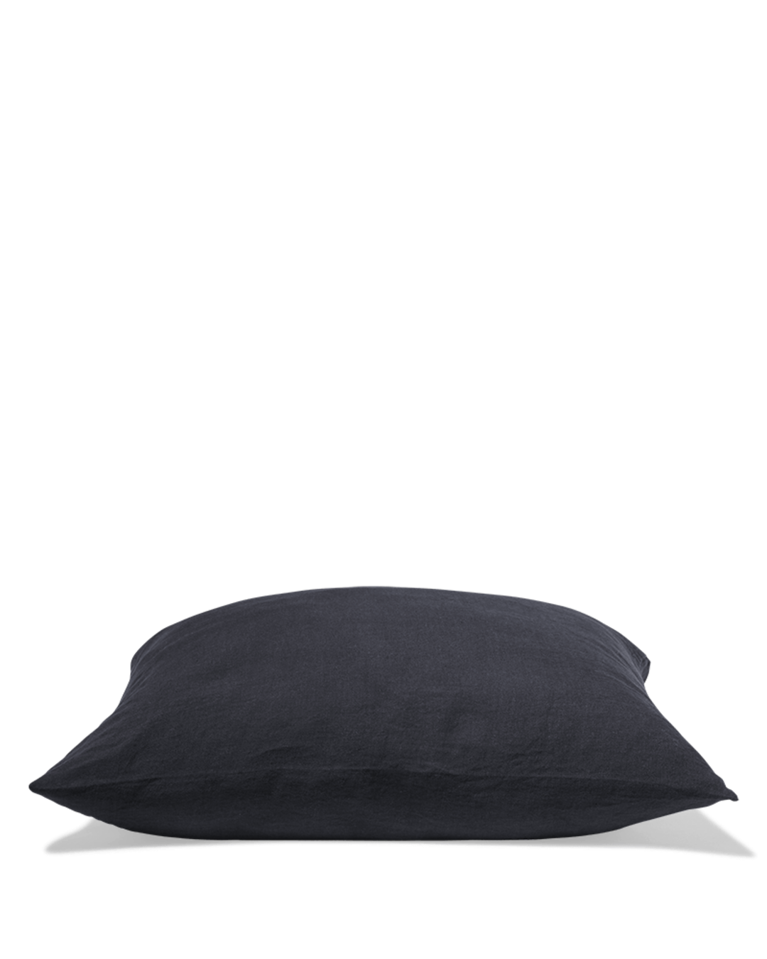 Merci - Washed linen pillowcase - Ink Blue