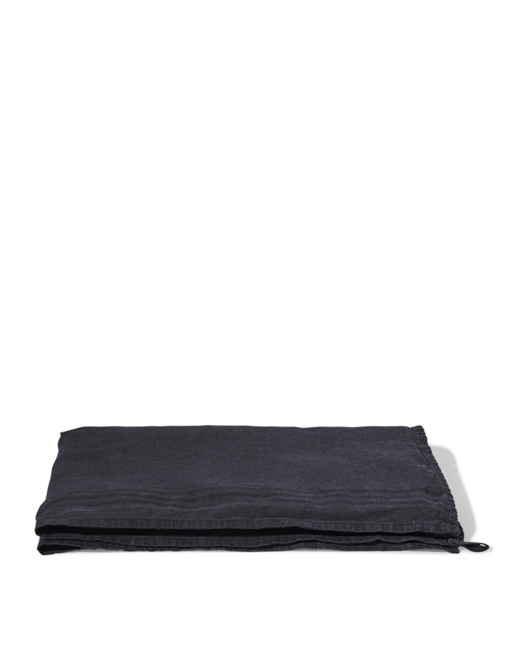Merci - Washed linen tea towel - Ink Blue