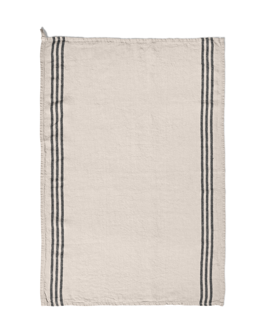 Merci - Washed linen tea towel - Stone