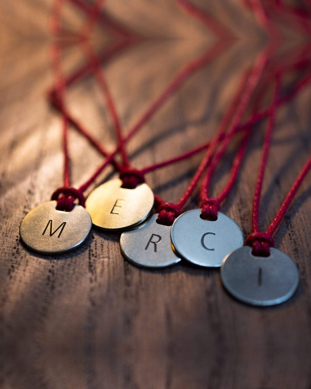 Merci - Médaille Lettres A-Z