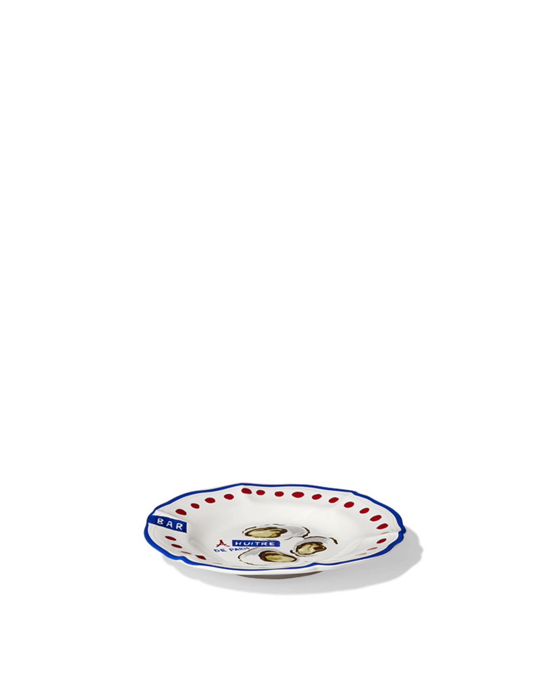 Merci - Earthernware plate - Oysters