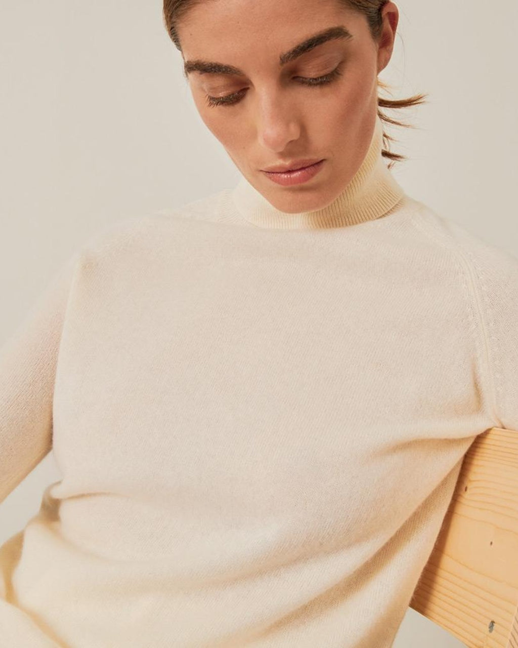 Merci - Pull en cachemire - Alix Écru