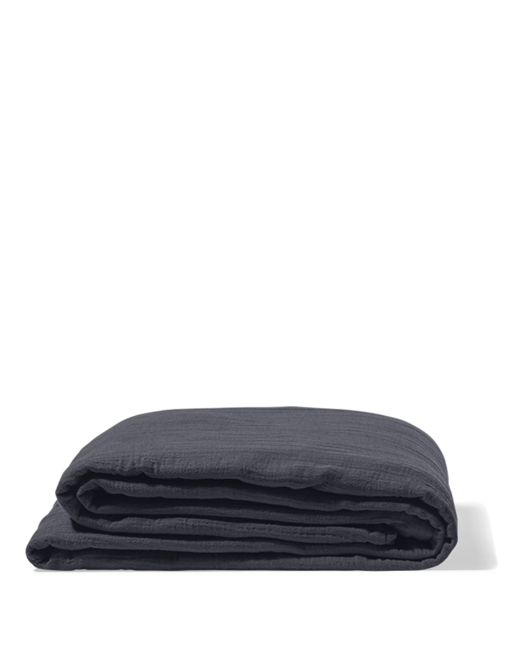 Merci - Cotton gauze flat sheet - Charcoal Grey