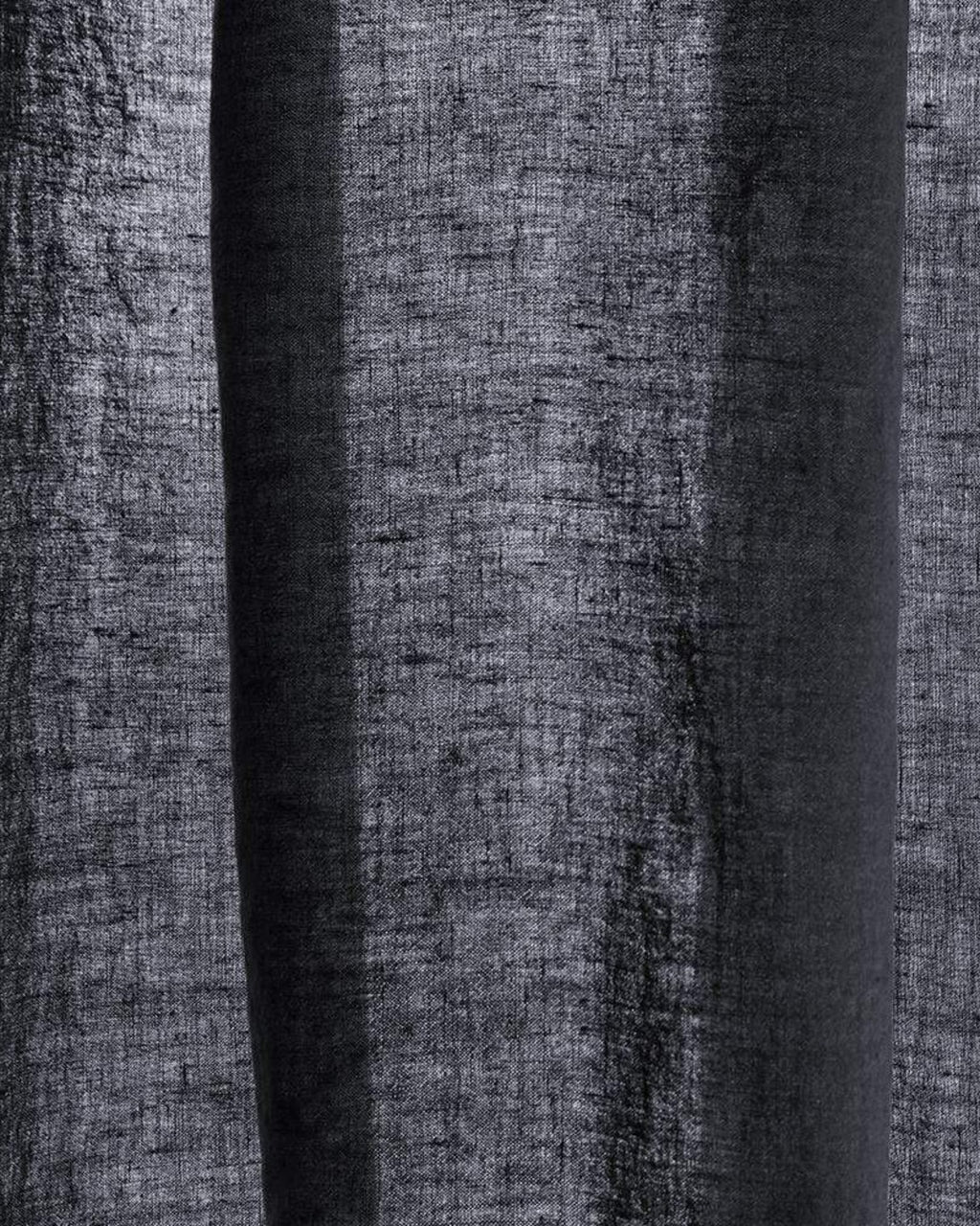 Merci - Washed linen curtain - Ink Blue