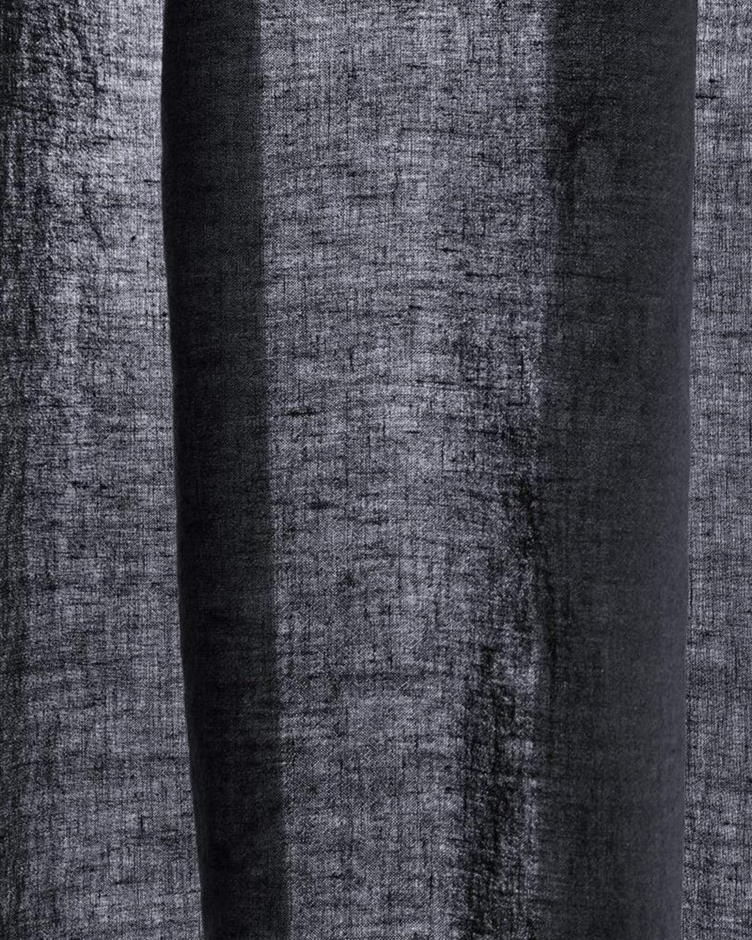 Merci - Washed linen curtain - Ink Blue