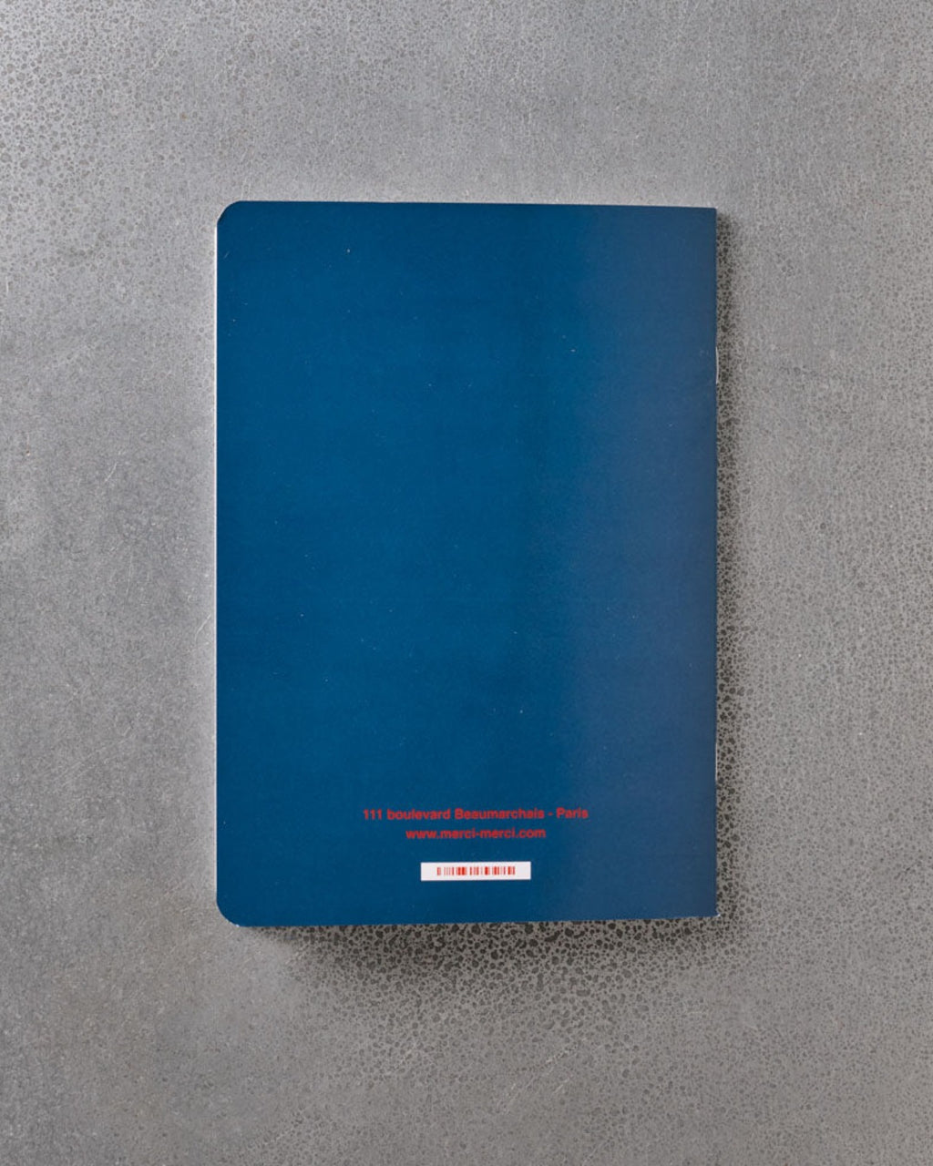 Merci - Carnet - Bleu Marin & Rouge
