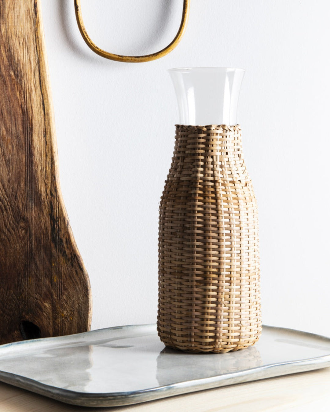 Manses Design - Rattan and glass jug