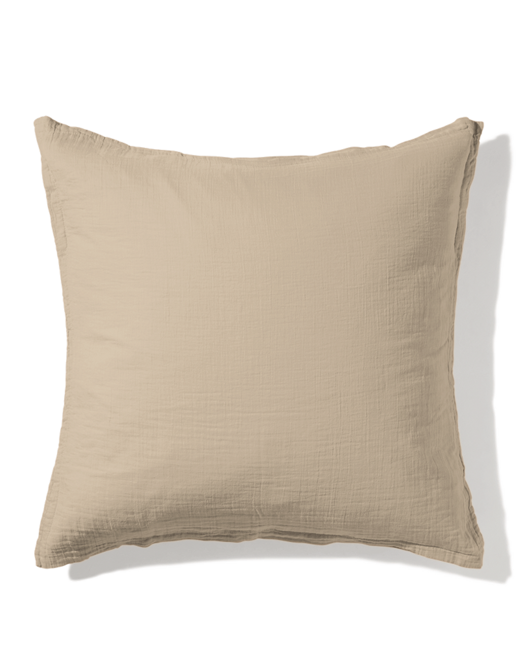 Merci - Taie D'Oreiller En Gaze De Coton - Beige Quai De Seine