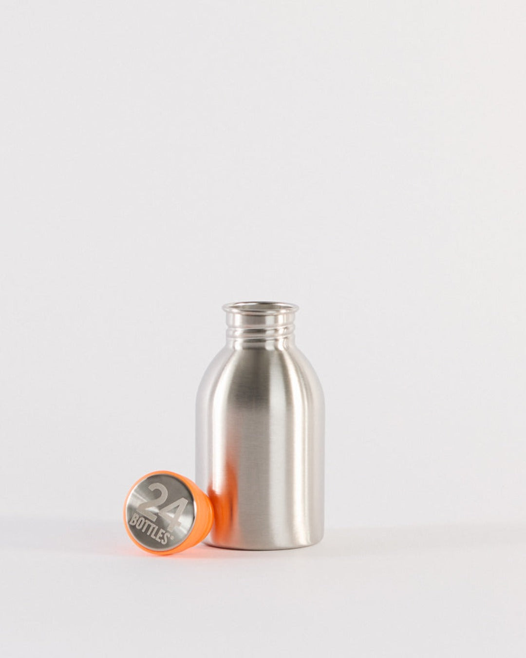 24 Bottles - Gourde En Inox 250 Ml Basic - Steel