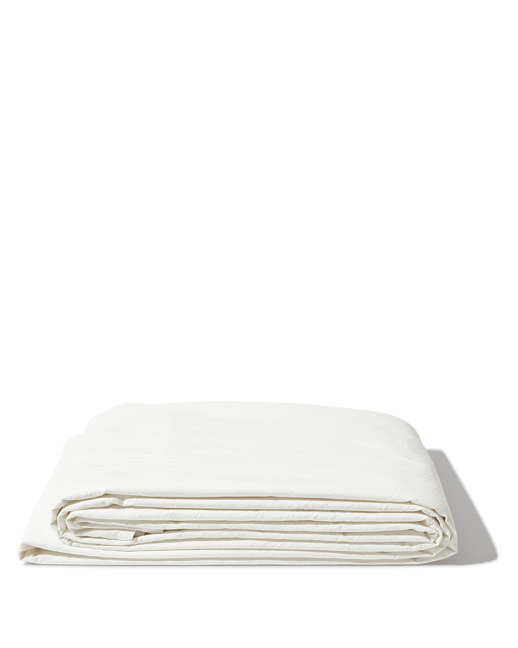 Merci - Drap Plat En Percale De Coton - Blanc Craie