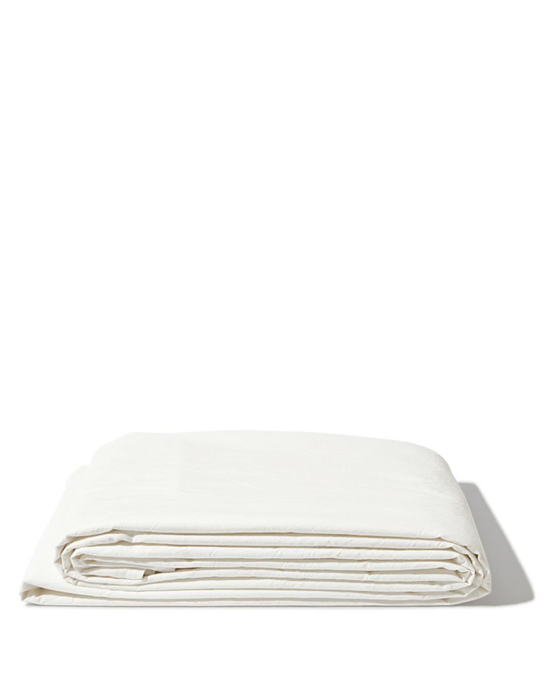 Merci - Drap Plat En Percale De Coton - Blanc Craie