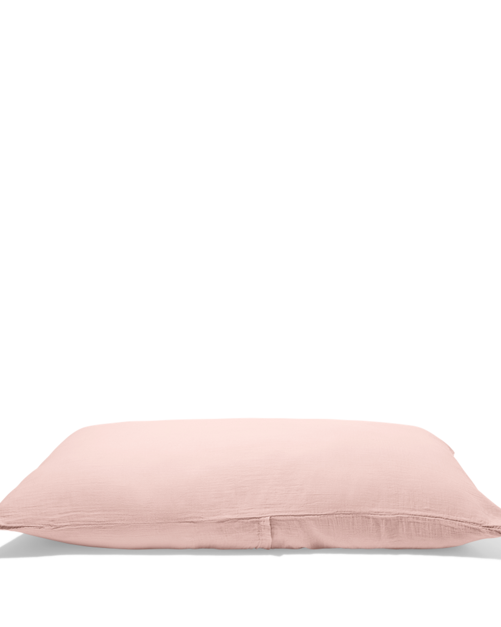Merci - Coussin Rectangle En Gaze De Coton - Rose De Bagatelle