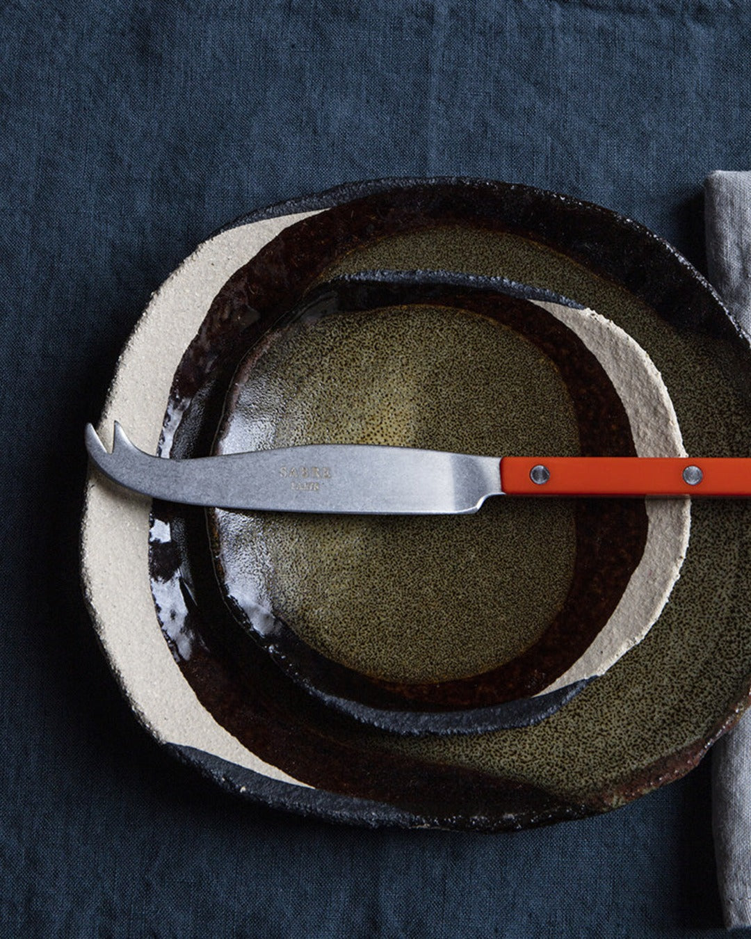 Sabre - Bistrot cheese knife - Orange