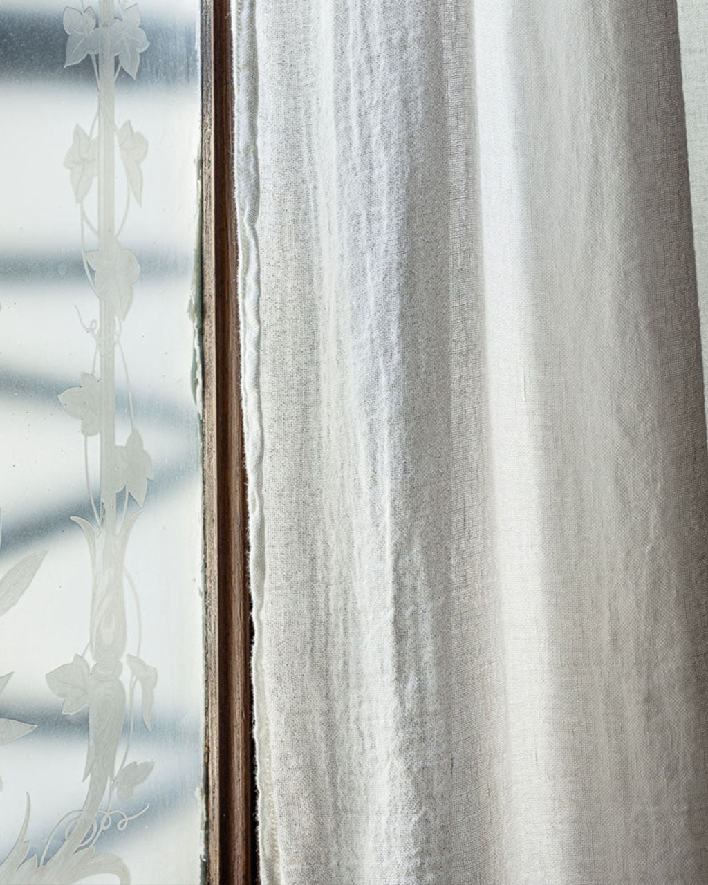 Merci - Linen & Cotton Voile - Optical White