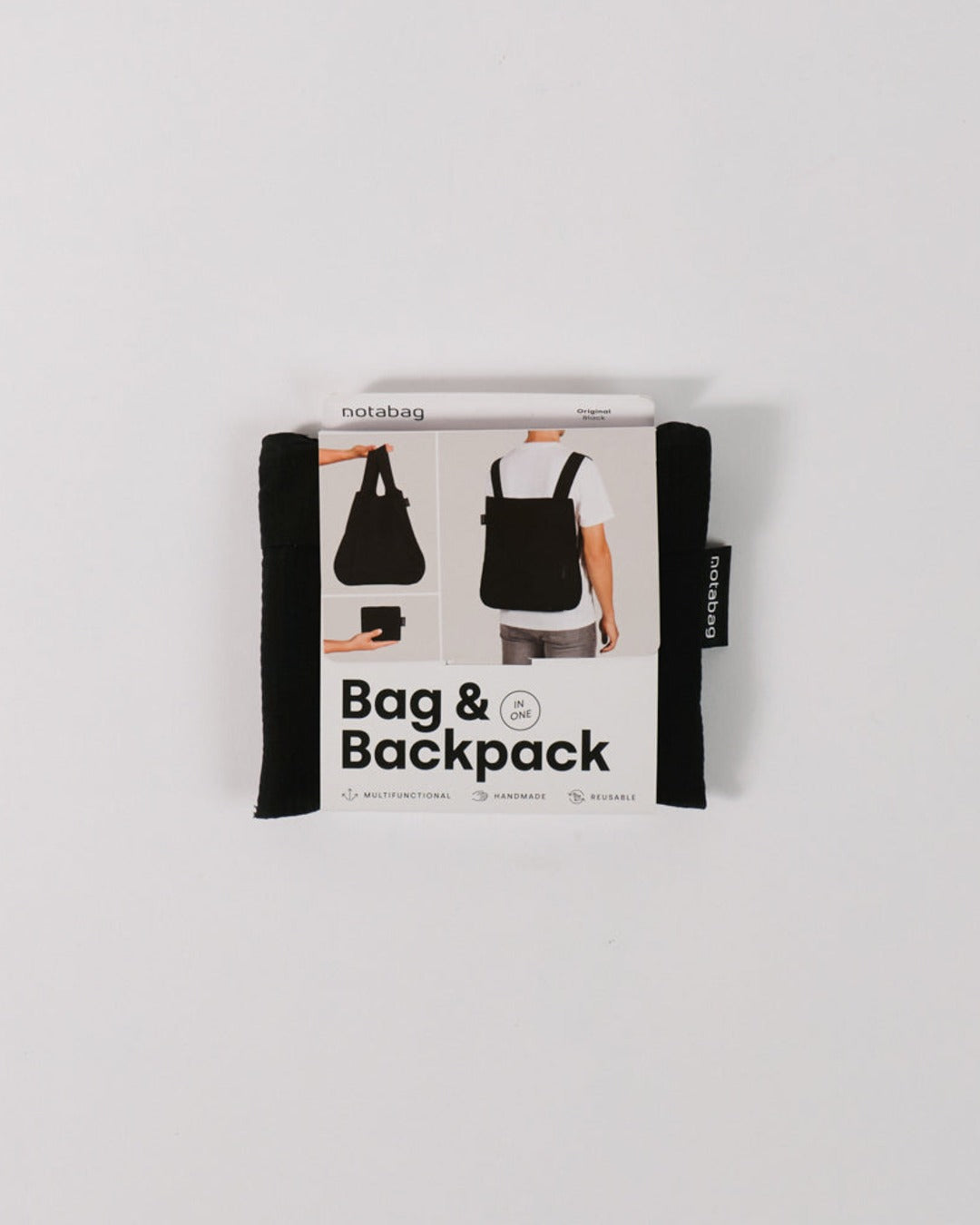 Notabag - 2 in 1 Bag - Black