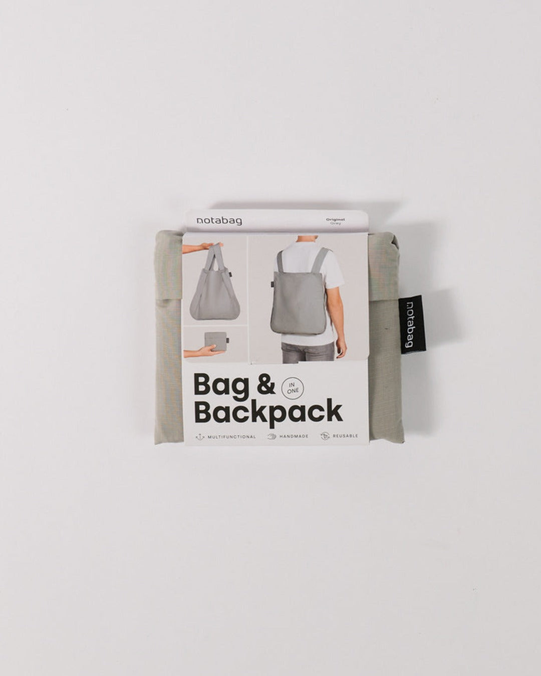 Notabag - 2 in 1 Bag - Grey
