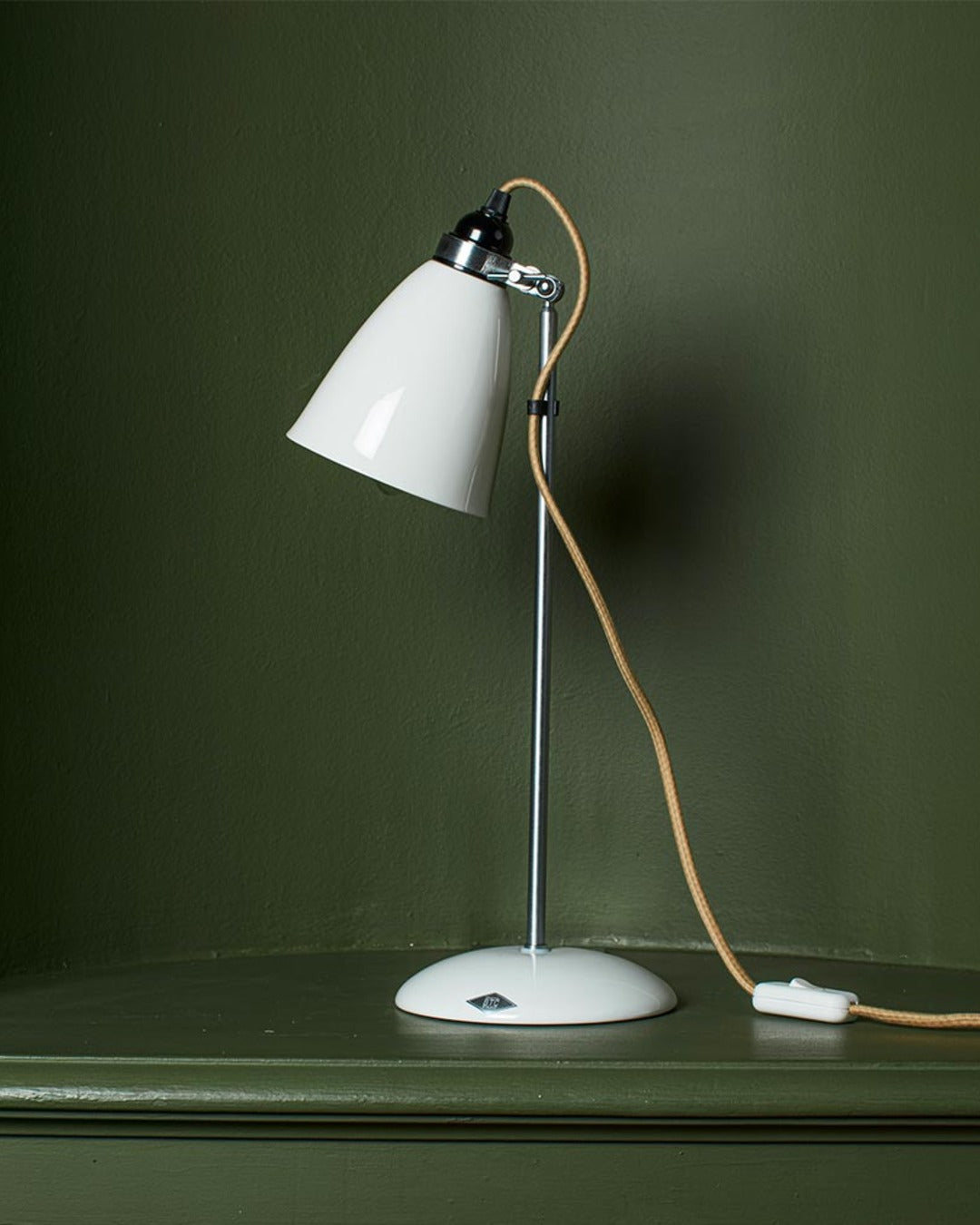 Original Btc - Bone table lamp in porcelain