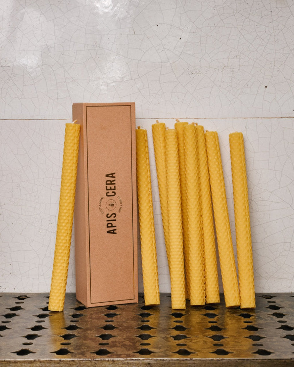 Apis Cera - Set of Lucienne Candles - Yellow