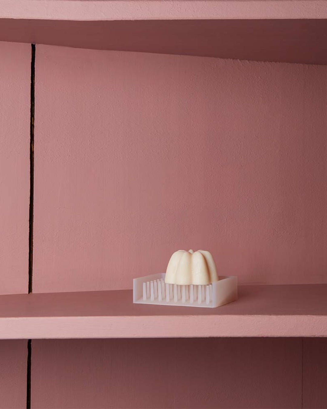 Yamazaki - silicone soap dish - White