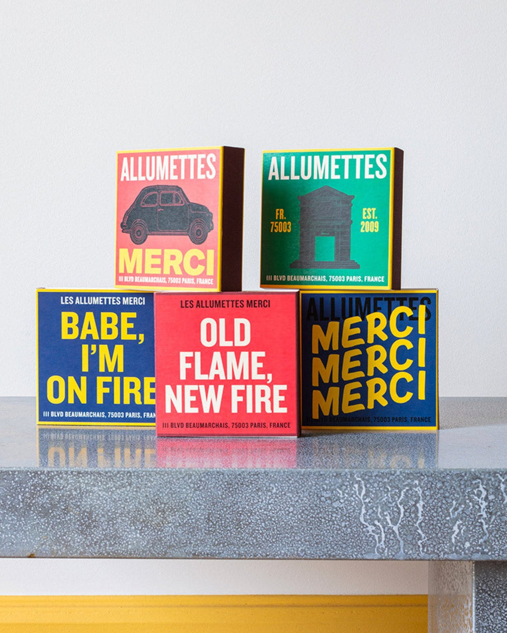 Merci - Boîte De 120 Grandes Allumettes Babe