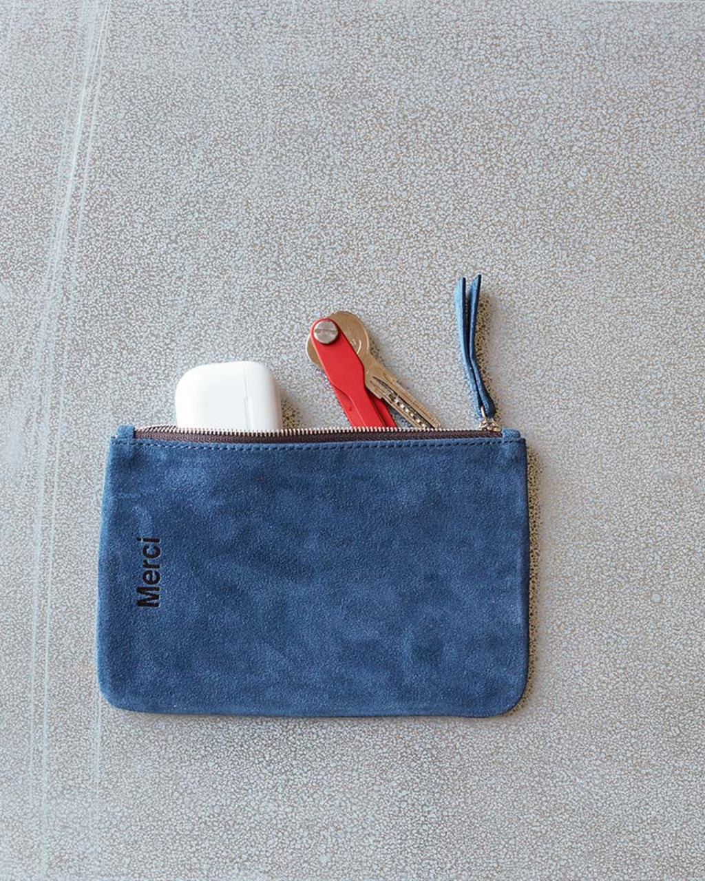 Merci - suede leather pouch - Oceania