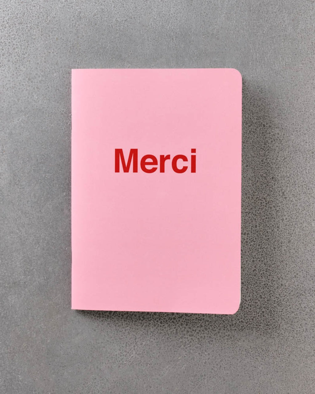 Merci - Carnet - Rose Pâle & Rouge