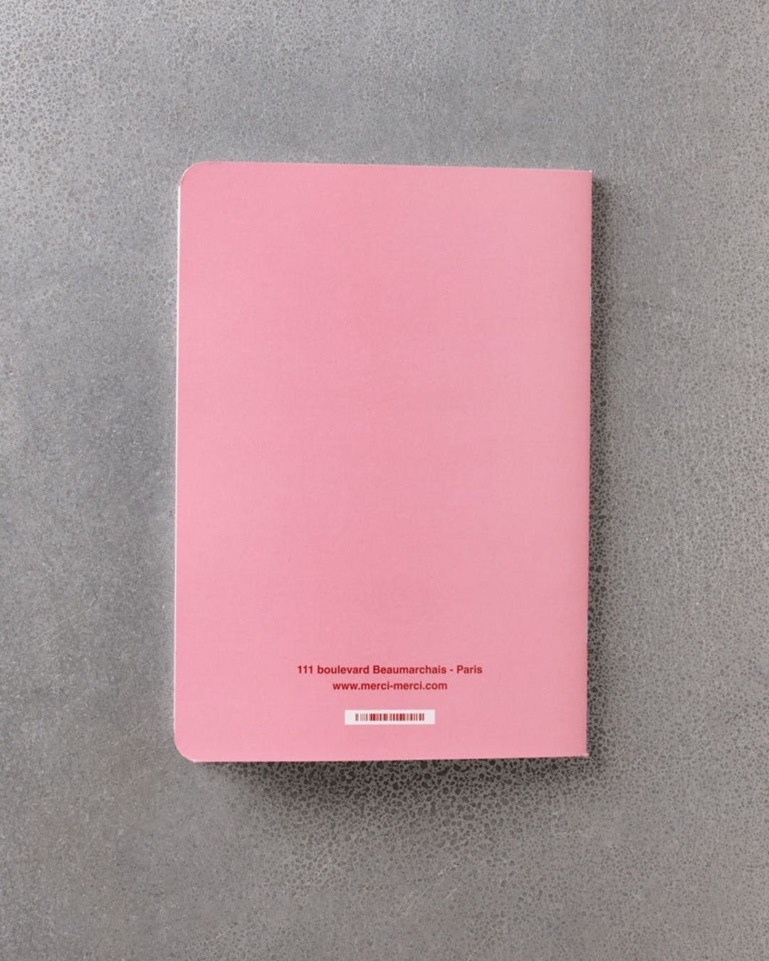 Merci - Carnet - Rose Pâle & Rouge