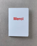 Merci - Carnet - Bleu Zénith & Corail