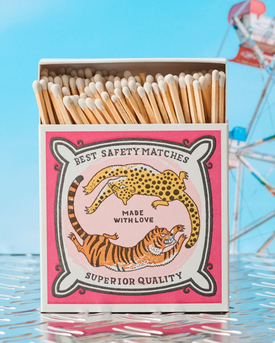Archivist - Box of 150 large matches - Tiger Leopard