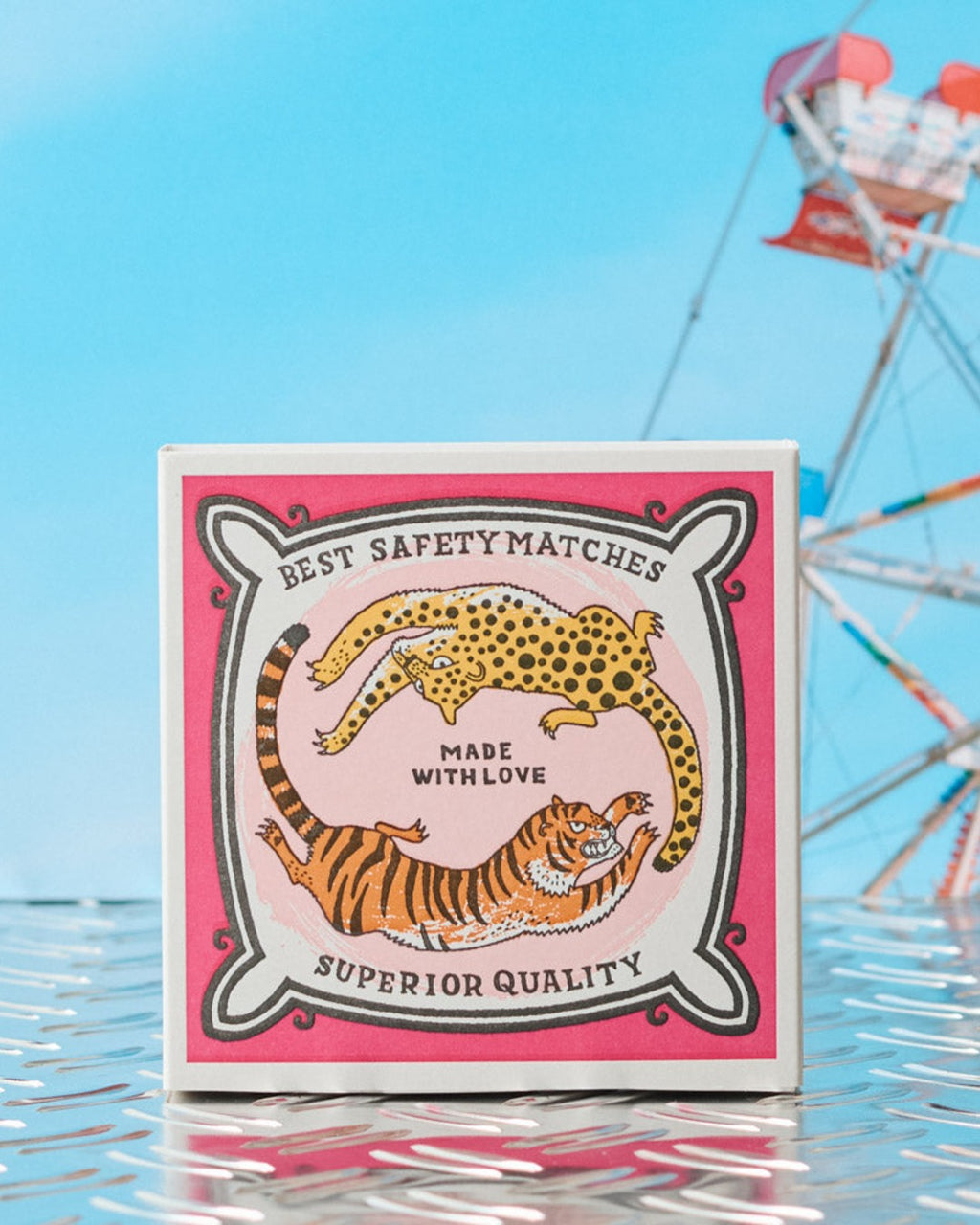 Archivist - Box of 150 large matches - Tiger Leopard
