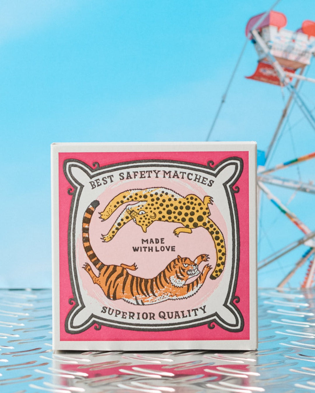 Archivist - Box of 150 large matches - Tiger Leopard