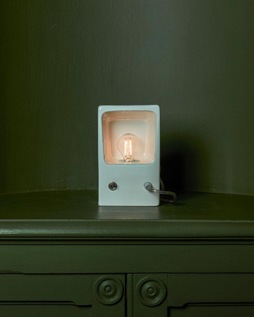Piet Hein Eek - Lampe Single - Bleu Clair
