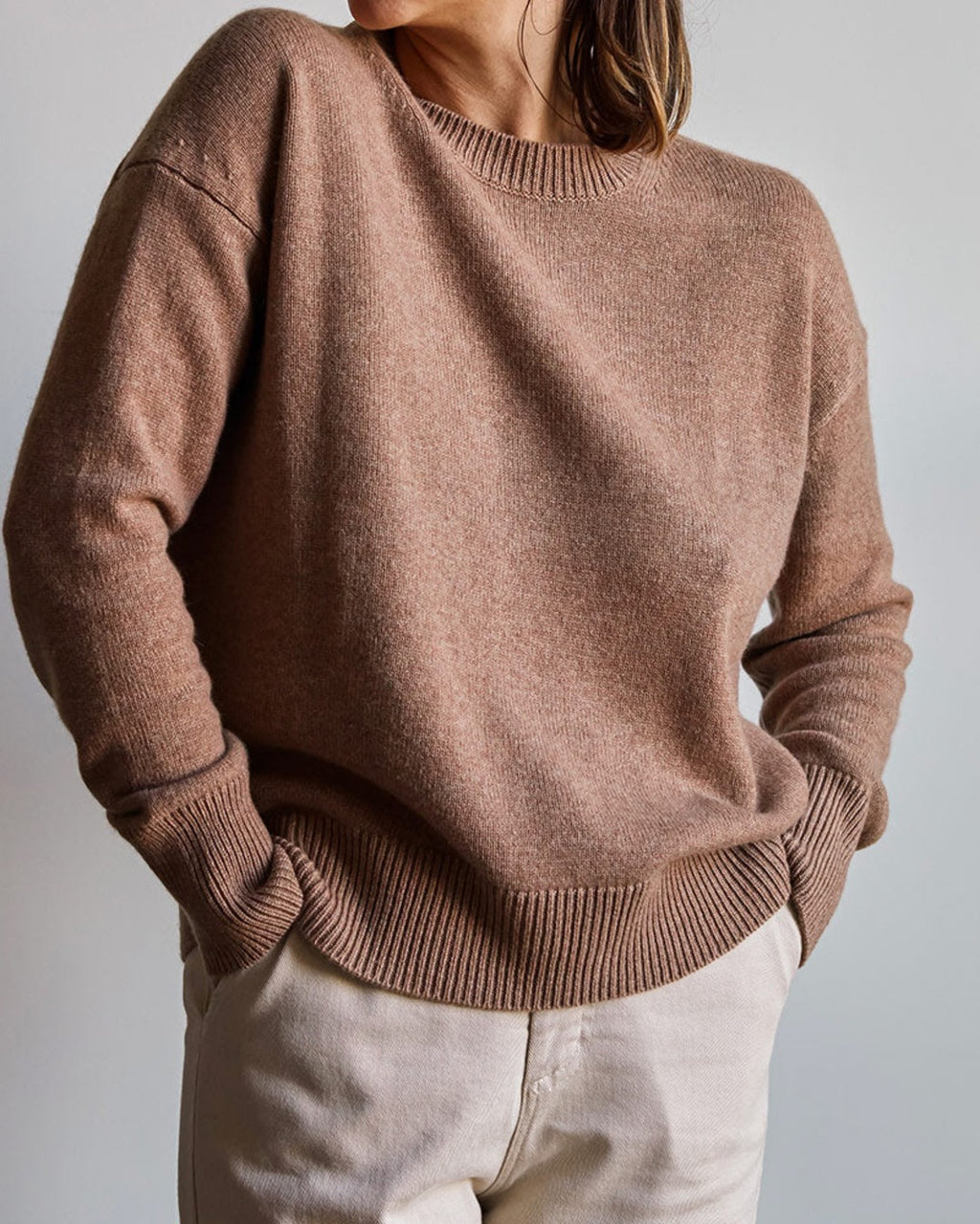 Merci - Pull oversize en cachemire - Camel
