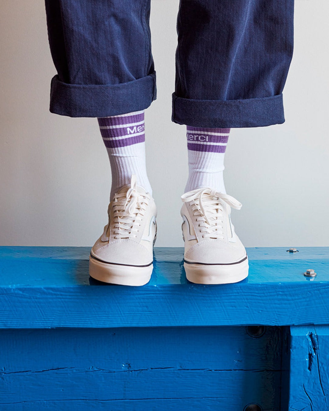 Merci - Chaussettes En Coton - Lavandou