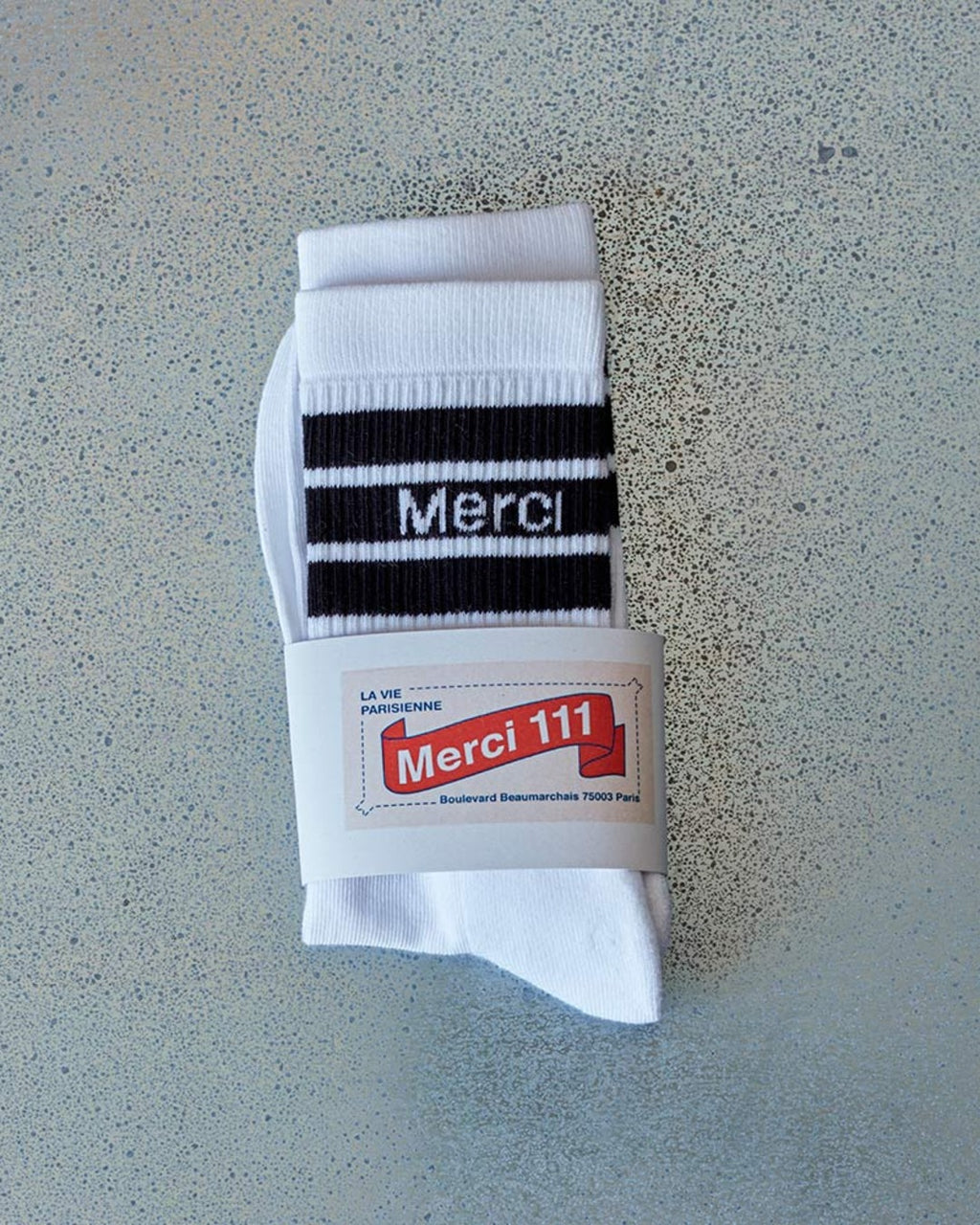 Merci - Chaussettes En Coton - Noir