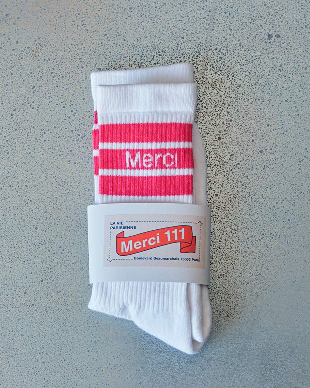 Merci - Chaussettes En Coton - Fushialili