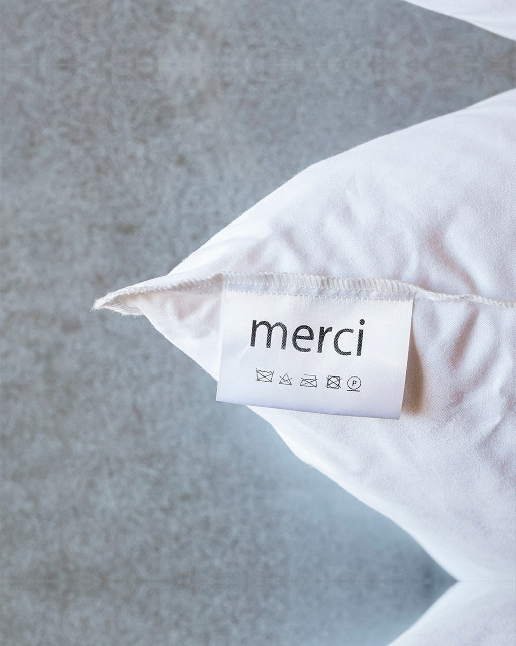 Merci - Intérieur De Coussin En Plume D'Oie - Blanc