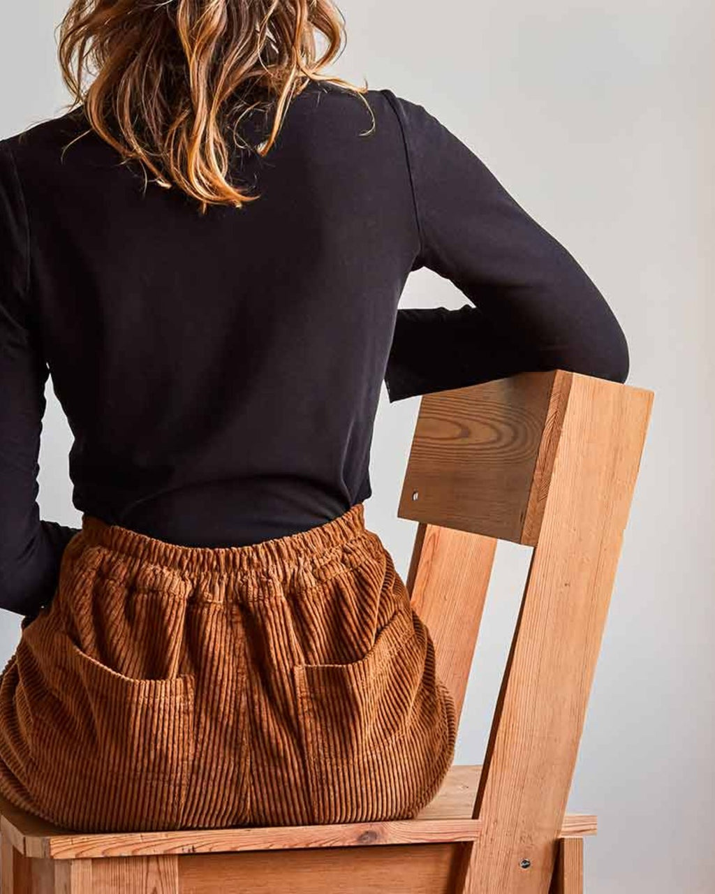 Merci - corduroy pants - Camel