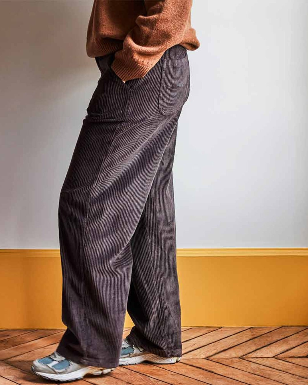 Merci - corduroy pants - Chocolate