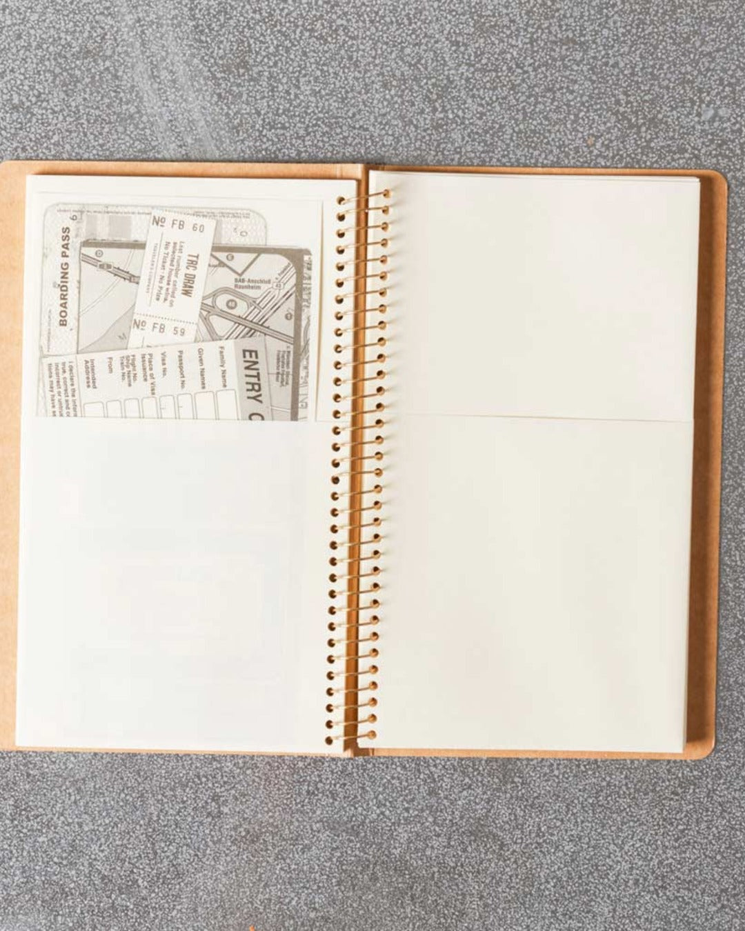Designphil - Carnet À Pochettes Kraft Kangourou