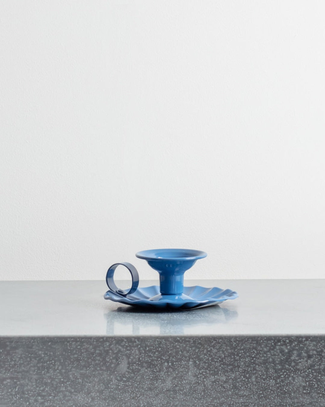 Italo Ottinetti - Bougeoir En Aluminium - Bleu