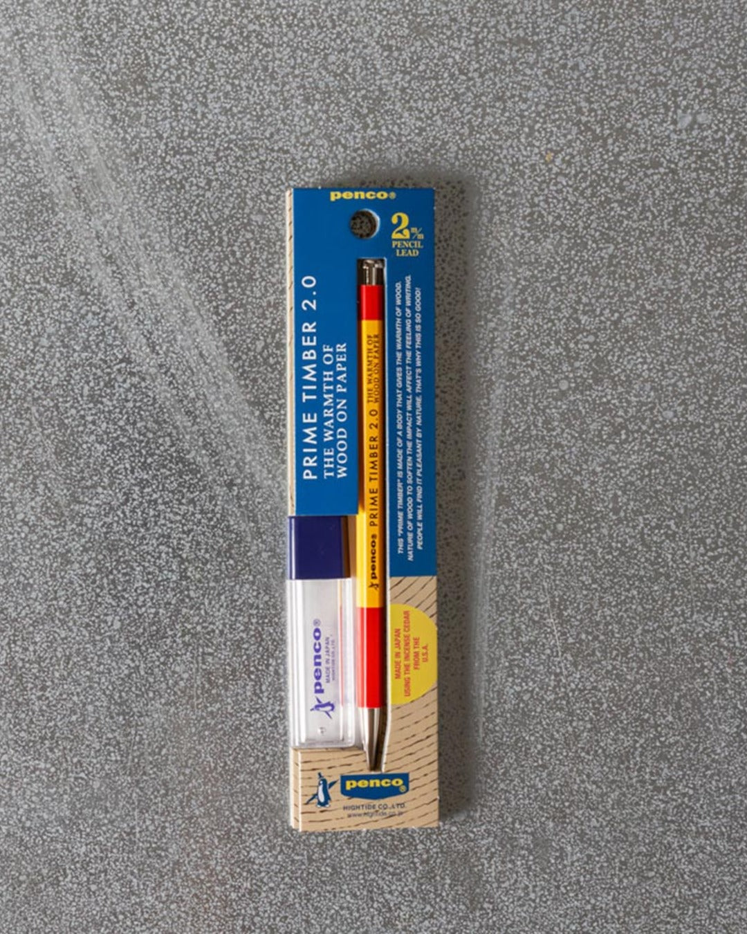 Penco - Porte-Mine Prime Timber - Jaune