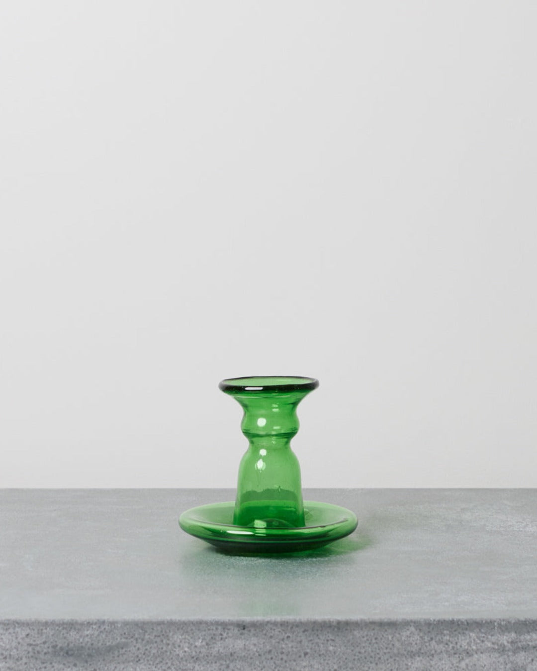 La Soufflerie - Glass candleholder - Olive